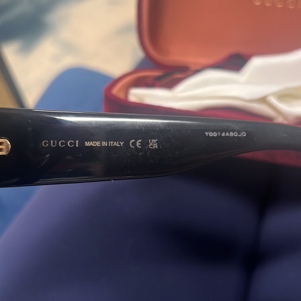 Gucci Pop Web 54mm Rectangular Sunglasses - image 3